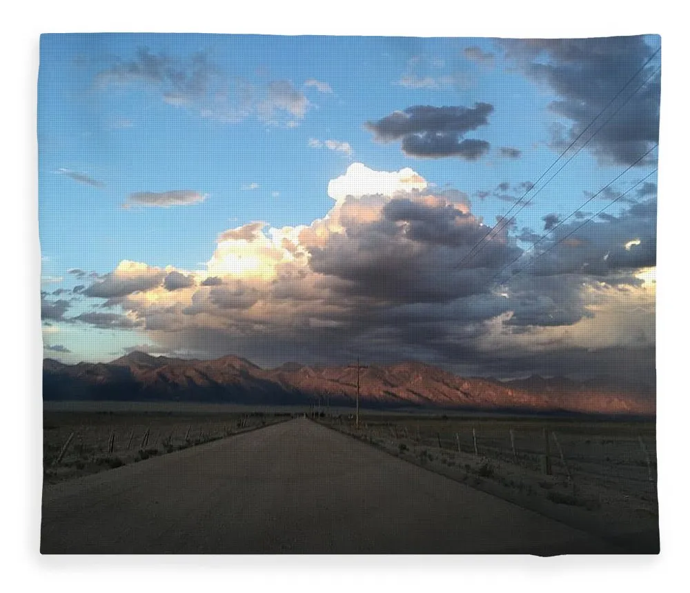 Summer Storm Sunset Crestone - Blanket