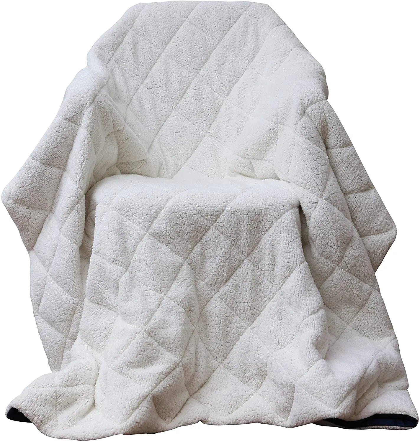 SUPER SOFT NAVY BLUE THROW BLANKET