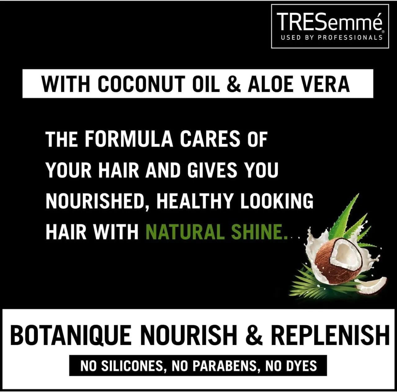 Tresemme Conditioner Nourish & Replenish With Coconut Milk & Aloe Vera 650ml - 02240000064