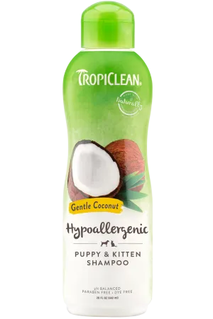 Tropiclean Gentle Coconut Hypoallergenic Puppy Shampoo 20 oz.