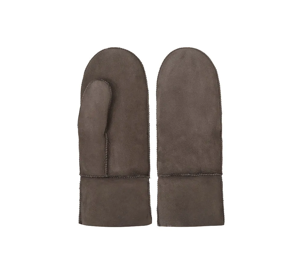 UGG Gloves Fluffy Sheepskin Wool Men Mittens