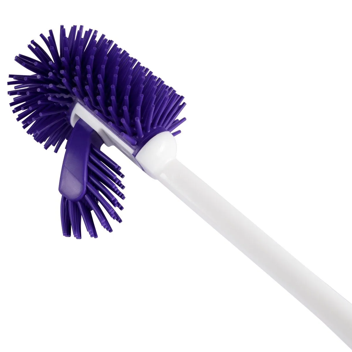 Ultimate Toilet Bowl Brush Constructed of Durable ThermoPlastic Rubber (TPR)