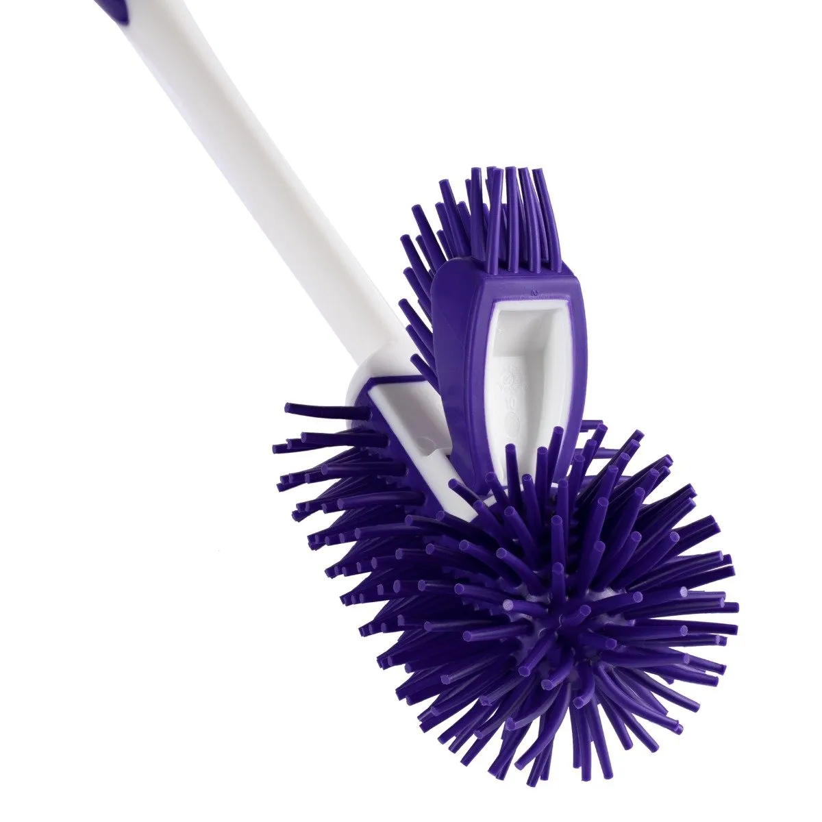 Ultimate Toilet Bowl Brush Constructed of Durable ThermoPlastic Rubber (TPR)