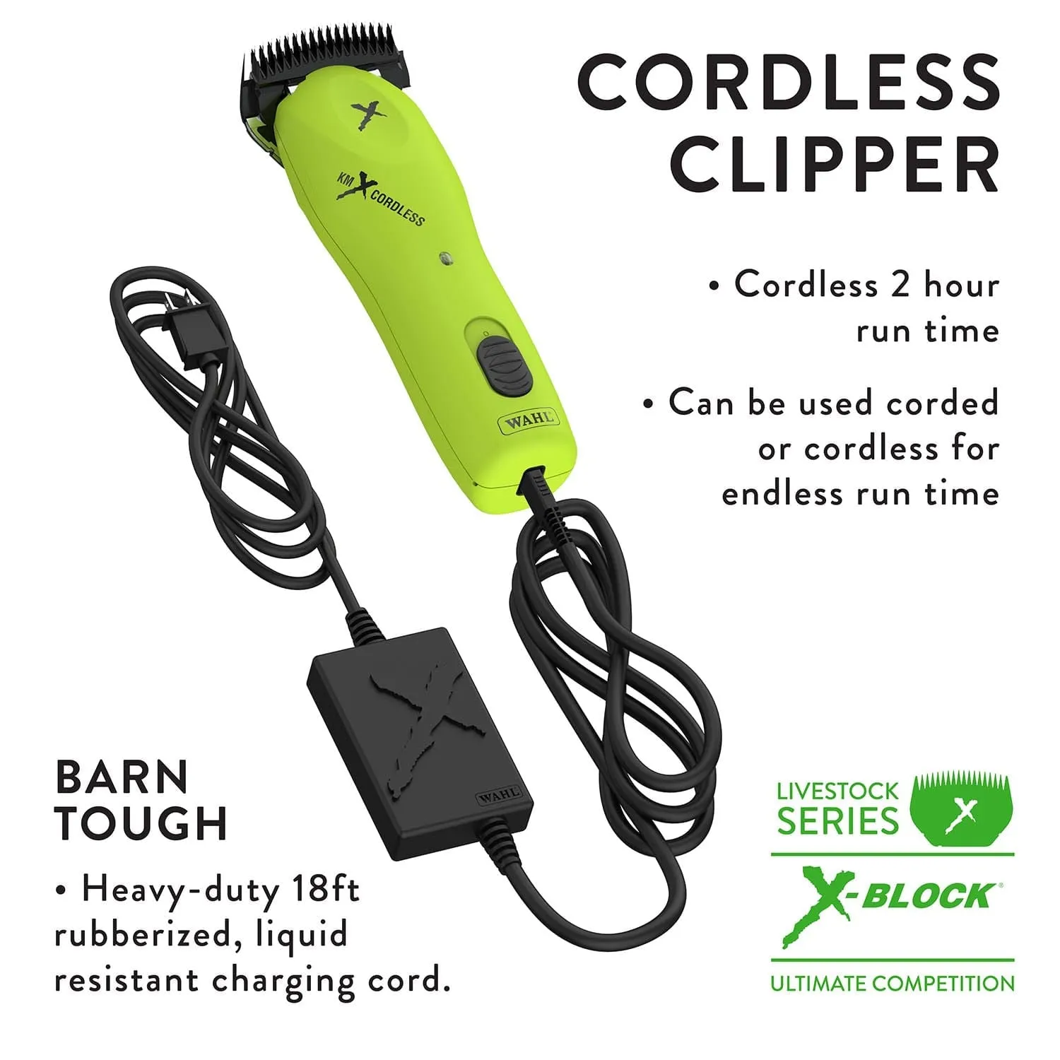 Wahl KMX Cord/Cordless 2-Speed Clipper