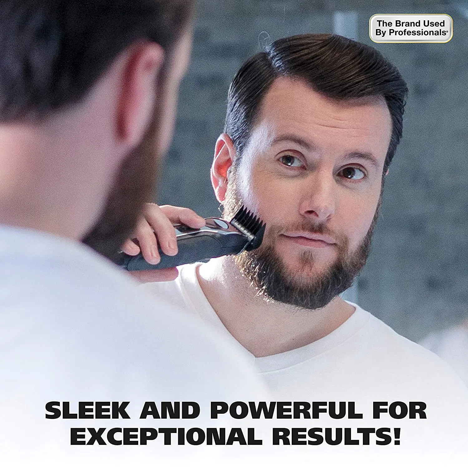 Wahl Lithium Ion Total Beard Trimmer, Facial Hair Clippers with 13 Guide Combs for Easy Trimming, Detailing, & Grooming – Model 9888