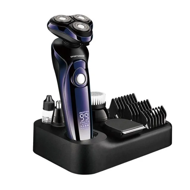 Wet-Dry 4D Electric Shaver Beard & Hair Trimming Set