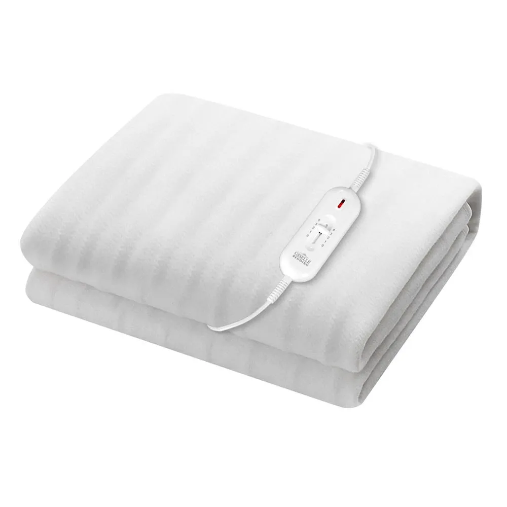 Wilmer Electric Soft Blanket Single Size Polyester - White